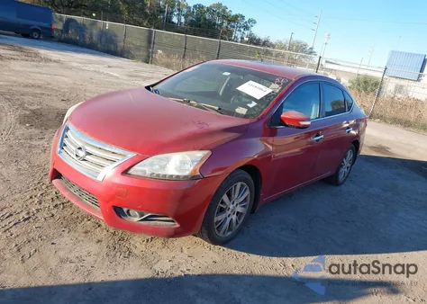 2013 Nissan Sentra Sl z USA, uszkodzony, nr VIN 3N1AB7AP9DL626158